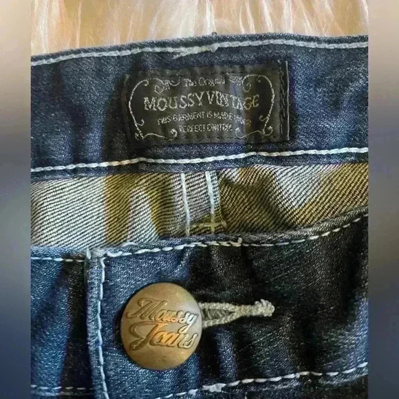 Moussy Vintage Jeans Flare Dark Wash 26 - Picture 3 of 6